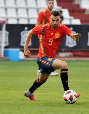 Borja Mayoral con la sub-21