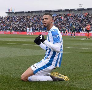 En-Nesyri celebrando un tanto con el @CDLeganes