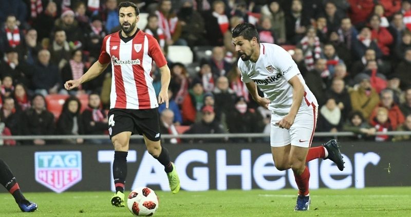 Nolito durante un encuentro de la Copa del Rey | Imagen: Sevilla FC