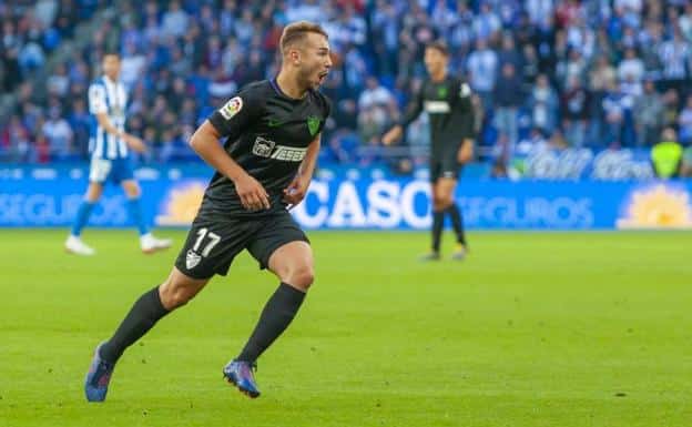 Ontiveros celebra uno de sus goles