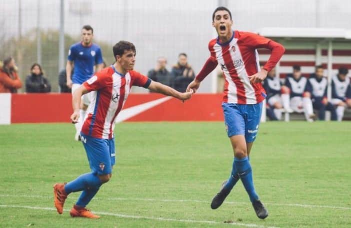 Pablo Fernández celebra un gol esta campaña