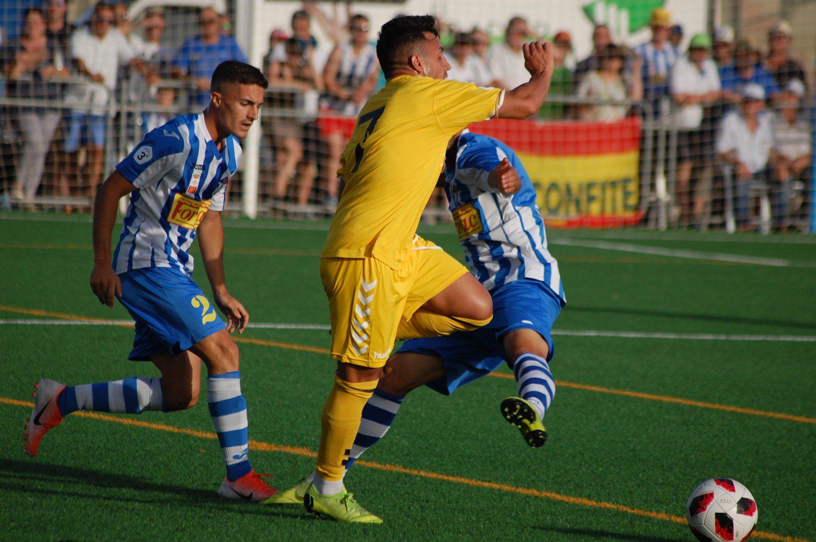 Lance del choque en el municipal de Villarrubia