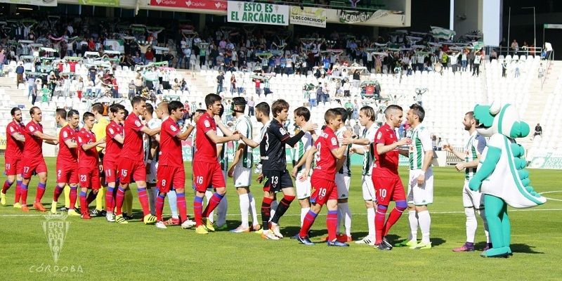 Uno de los últimos encuentros de Luso como blanquiverde | Imagen: Córdoba CF