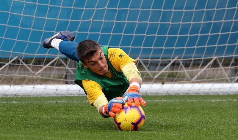 Edu Frías durante un entrenamiento | Imagen: RCD Espanyol