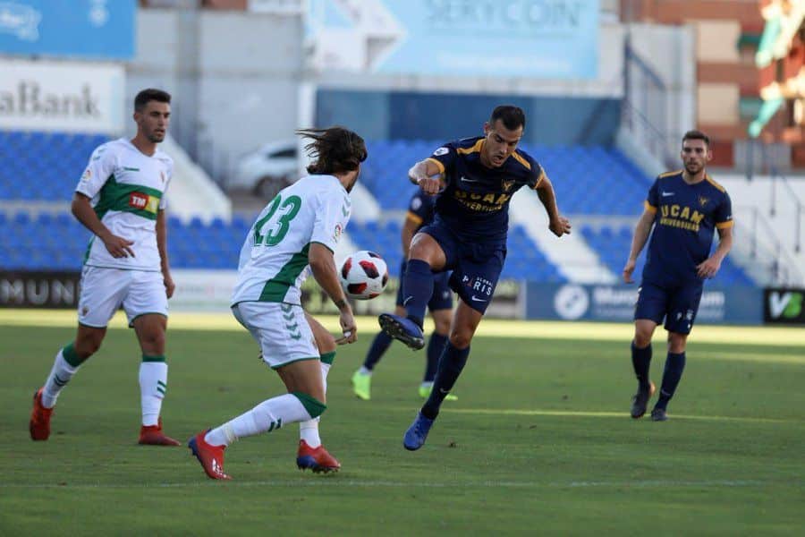 Lance del encuentro entre UCAM y Elche