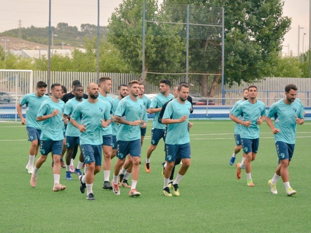 Entrenamiento del CD Ebro