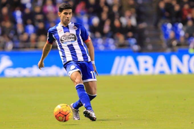 Juanfran en su etapa en el Dépor