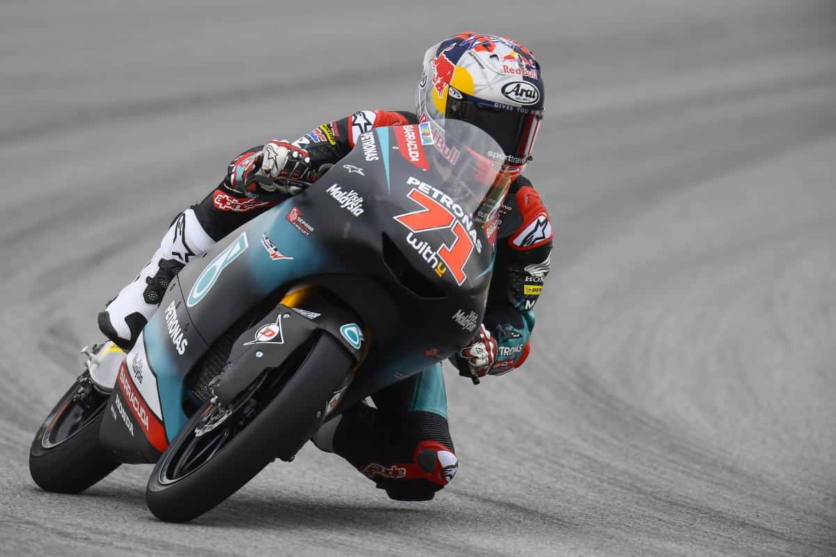 Ayumu Sasaki fue el más rápido hoy en Alemania//Fuente: motogp.com