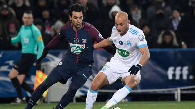 Abdennour en un partido con el Olympique de Marsella