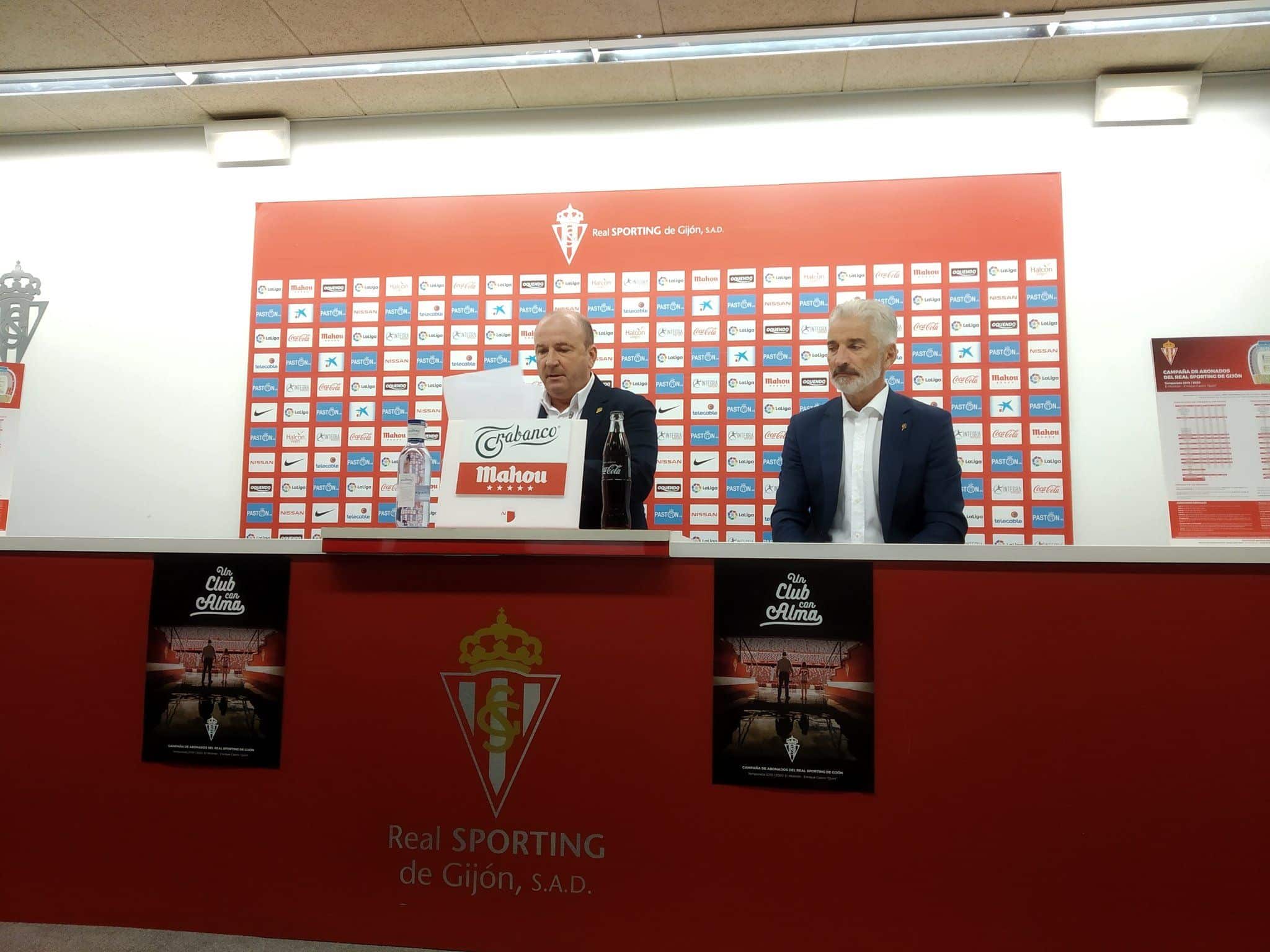 Javier Martínez presentó la campaña de abonados 2019/2020 en el Real Sporting