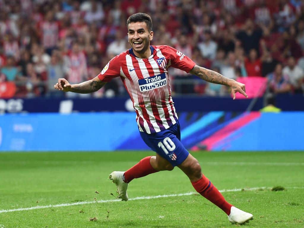 Correa en un partido con el Atlético de Madrid