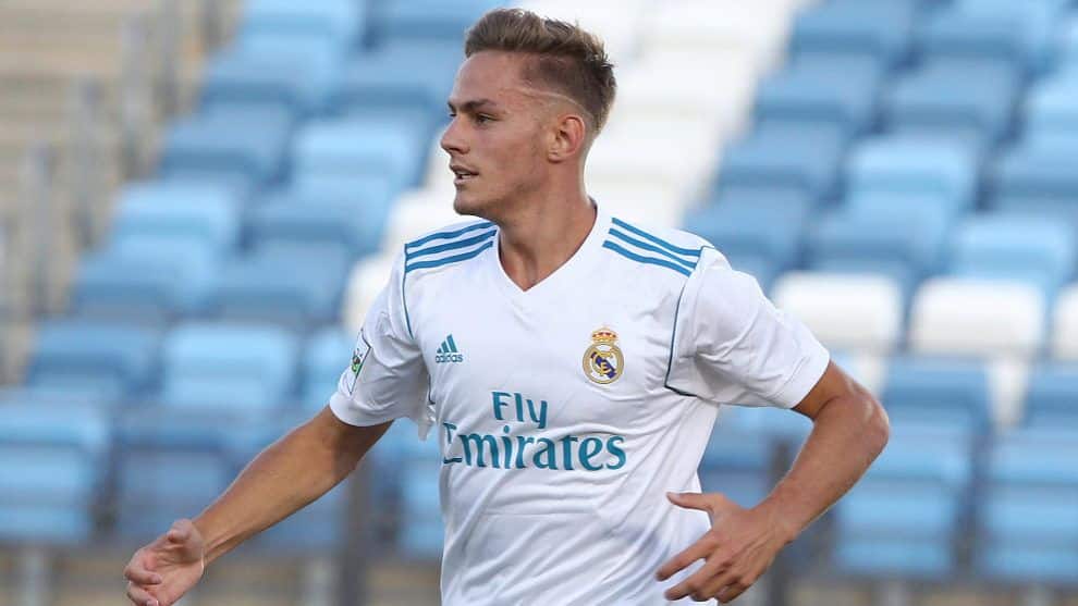 Dani Gómez con el Castilla