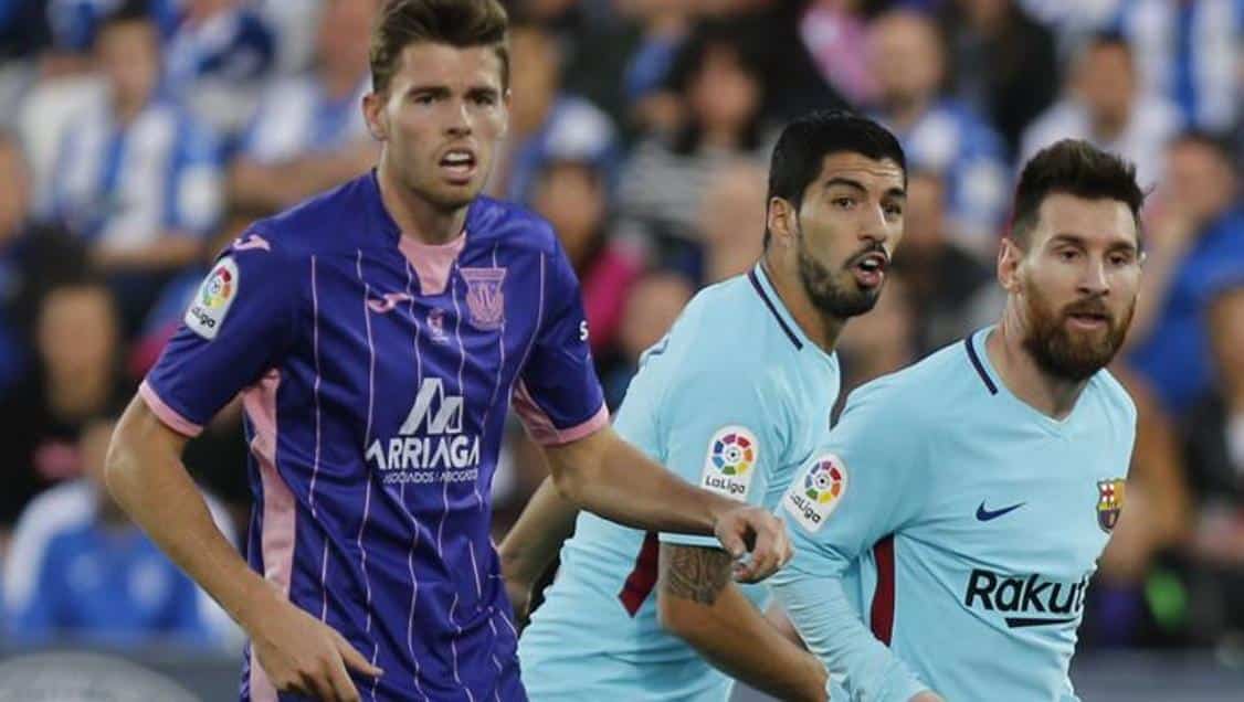 Gumbau en un partido frente al FC Barcelona