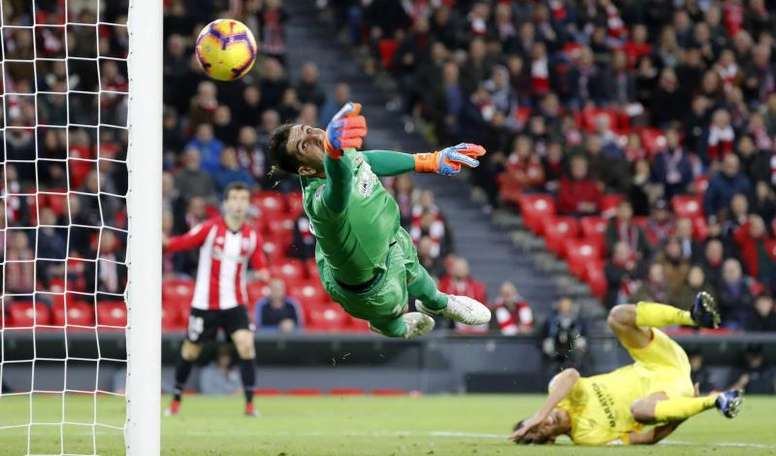 Gorka Iraizoz en un partido con el Girona en la que fue su última campaña en activo