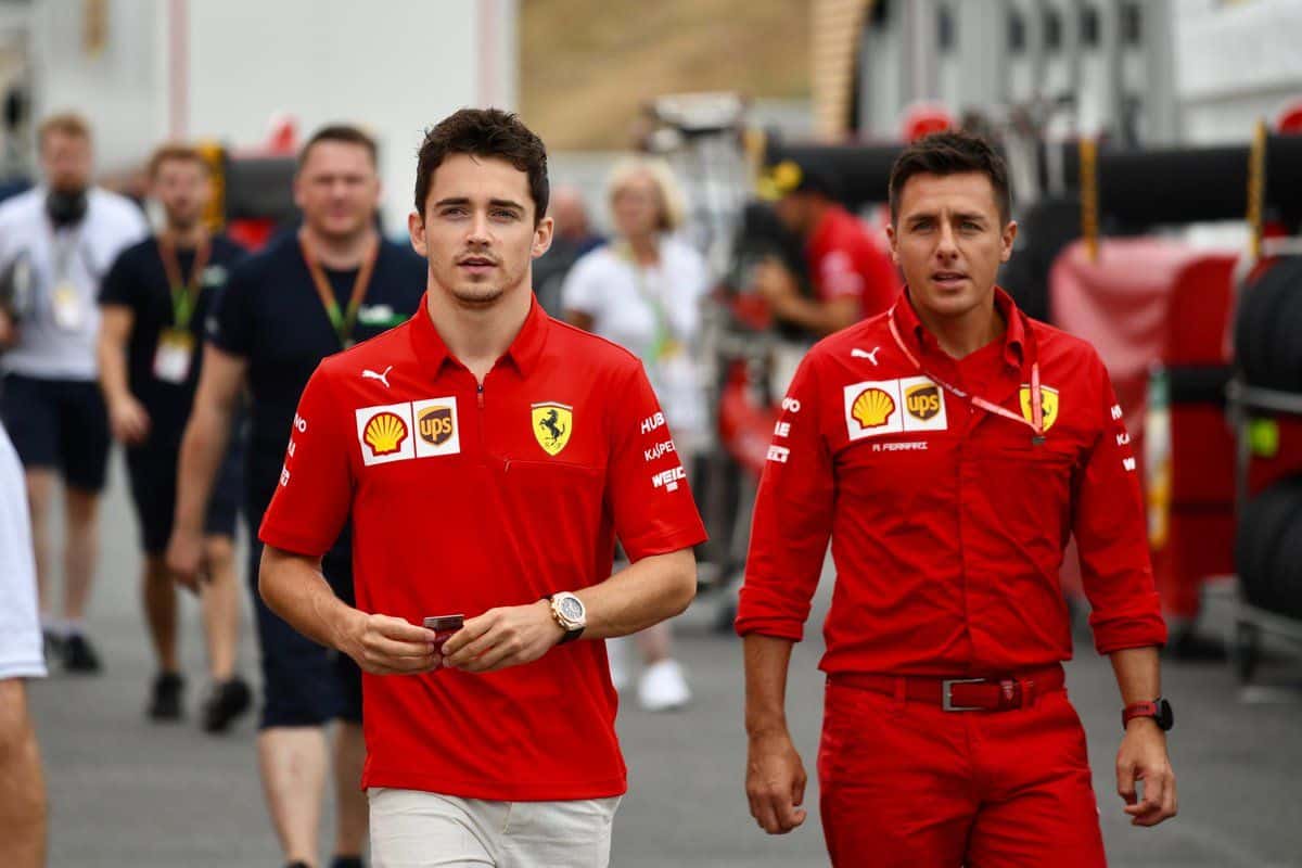 Leclerc, decepcionado tras la avería que le privó de disputar la Q3. Vía @F1