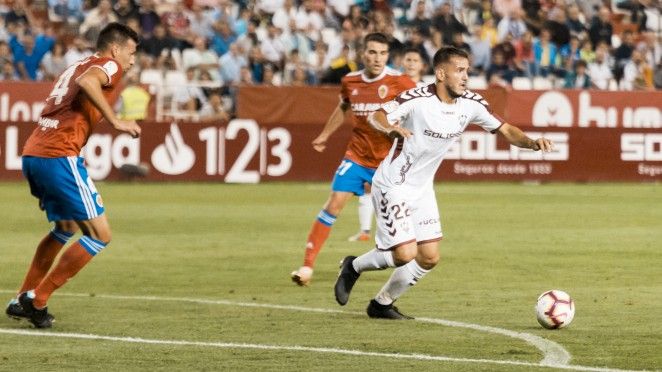 Rei Manaj seguirá vinculado al Albacete hasta 2024. Imagen: Albacete Balompié
