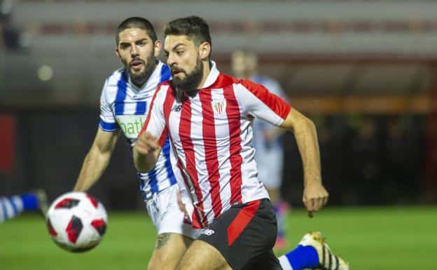 Asier Villalibre la pasada temporada con el Bilbao Athletic