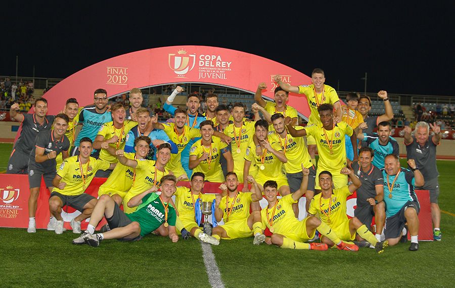 El Villarreal se proclamó campeón de la Copa del Rey Juvenil este año en Roquetas de Mar