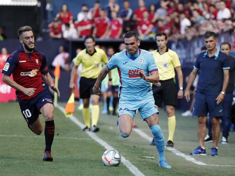Osasuna Eibar. Lance del encuentro