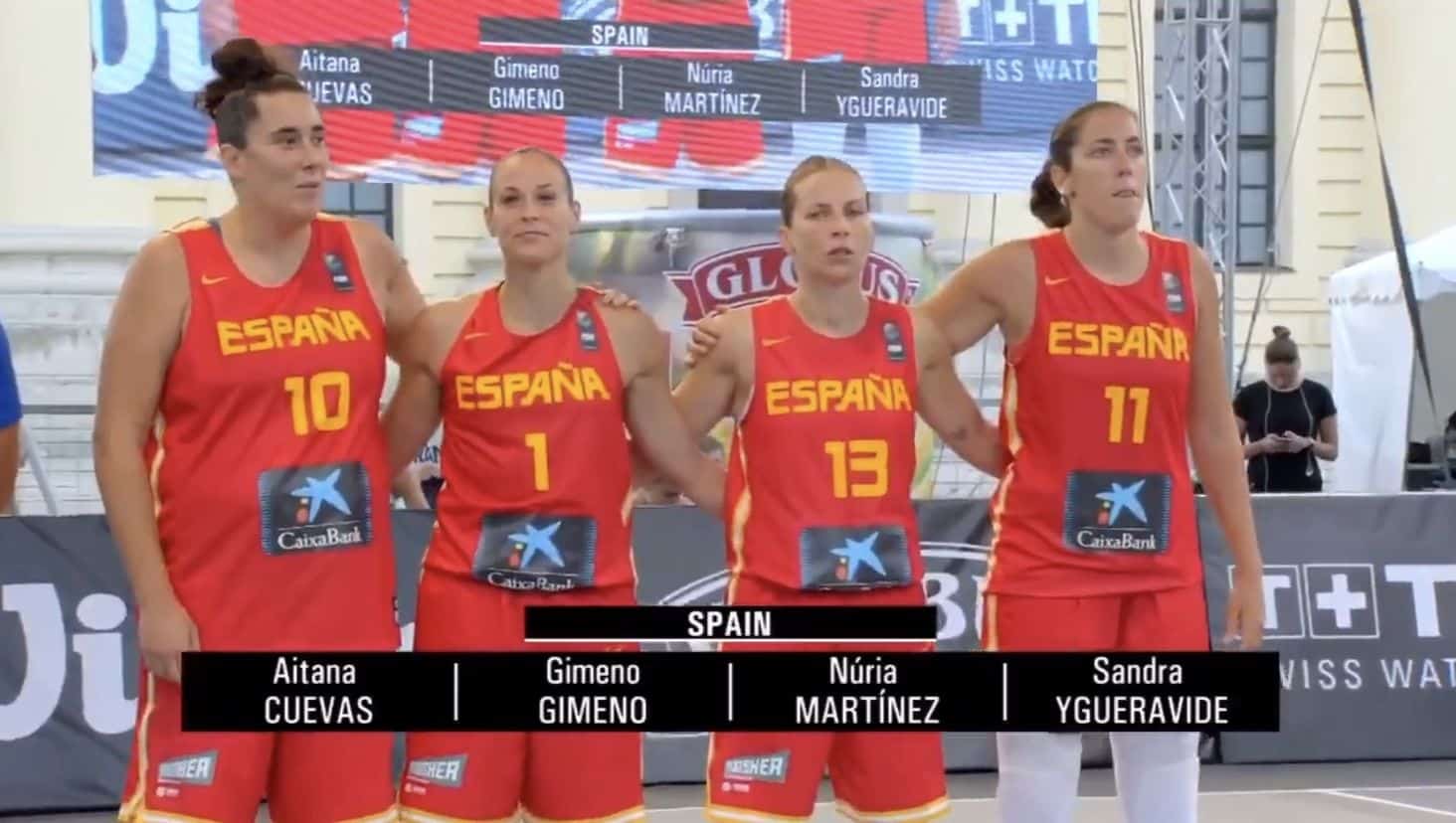 Equipo español.
Fuente imagen: FIBA