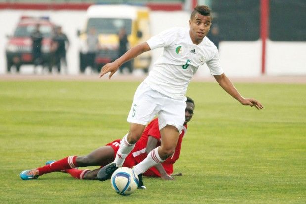 Benkhemassa con la selección argelina