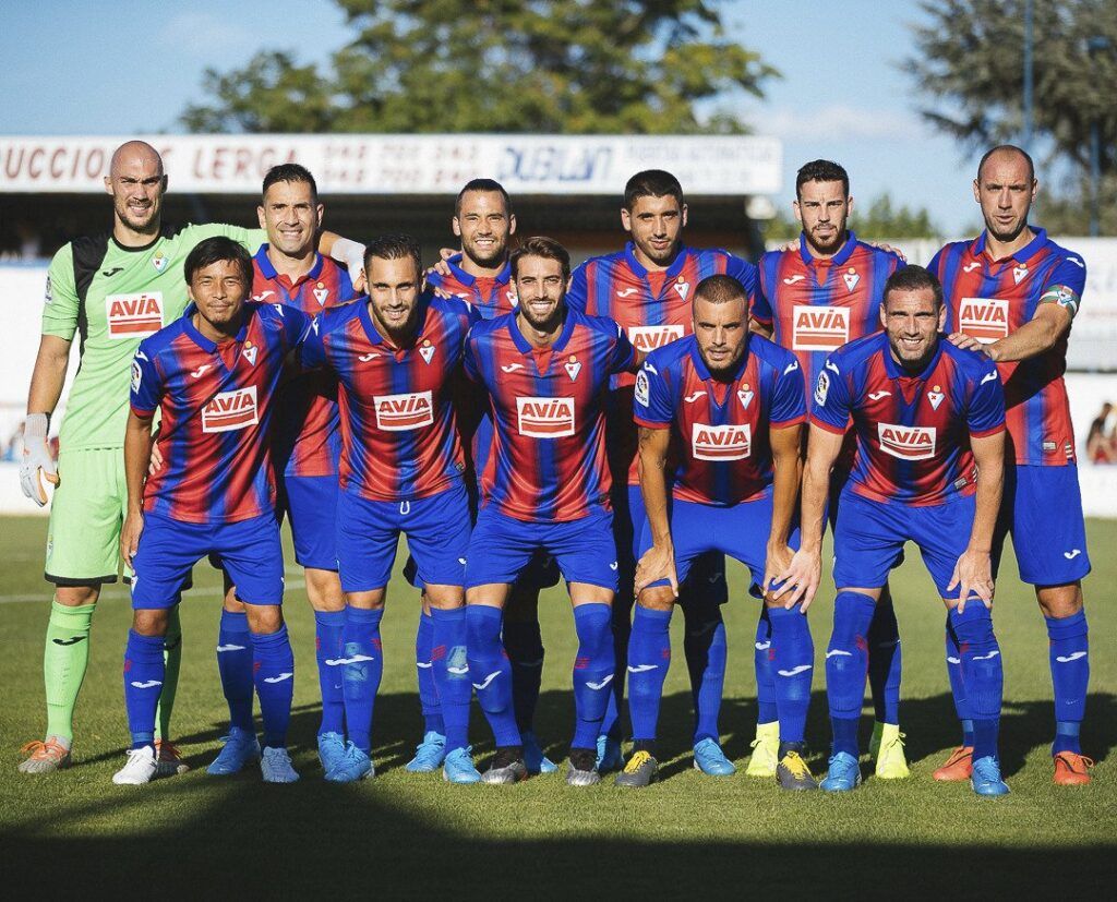 El once que presentó Mendilibar ante Osasuna. Foto: @SDEibar