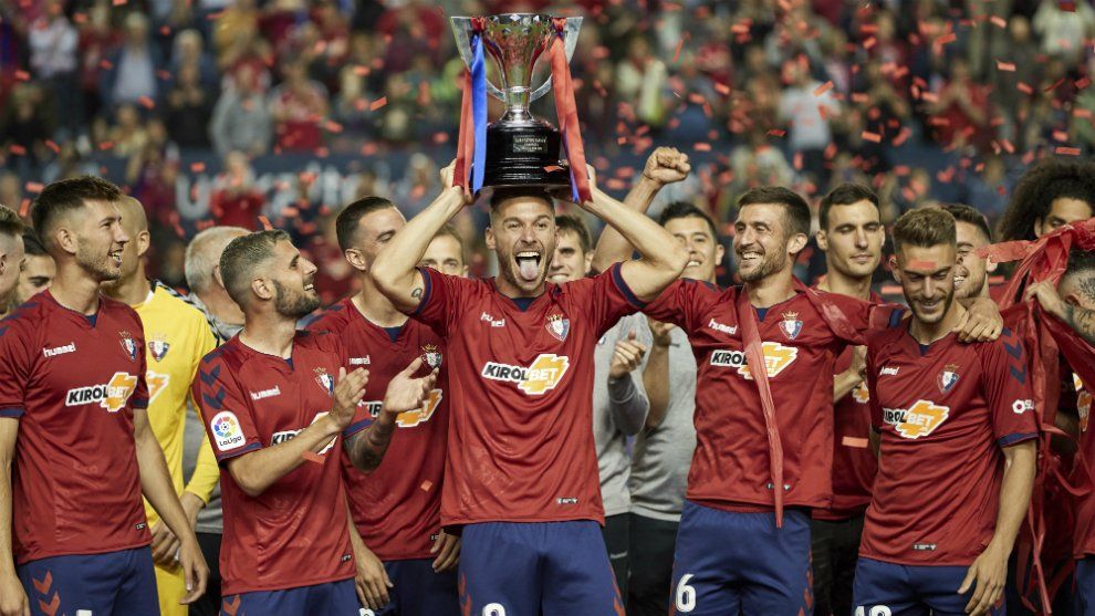 Xisco celebra el ascenso