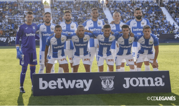 Once inicial en el XL Villa de Leganés. Fuente: CD Leganés