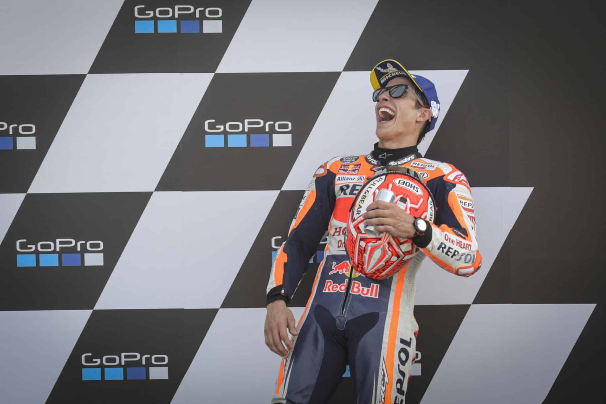 Márquez reconoció que era el que "menos tenía que perder" cuando se encontró con tráfico en la Q2 //Fuente: motogp.com