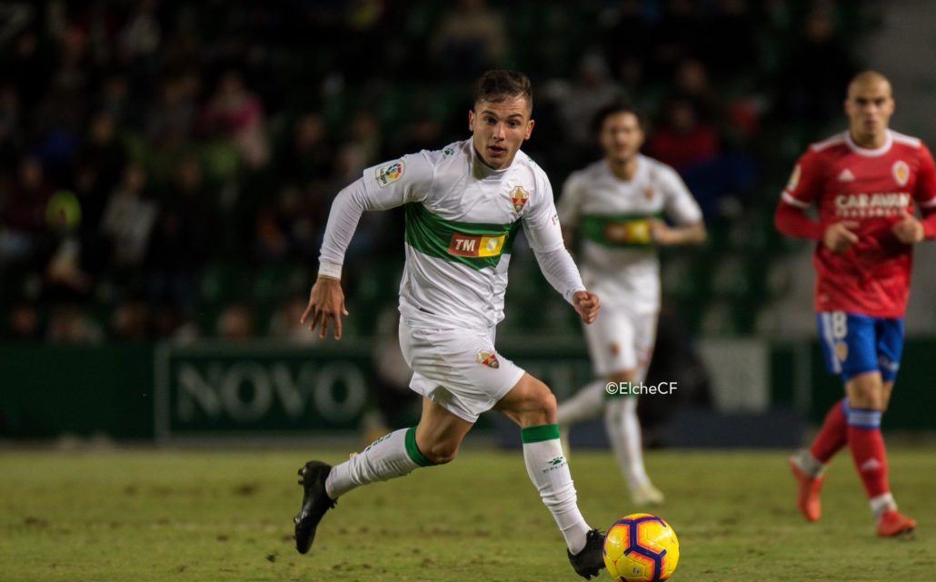 Borja Martínez la pasada campaña frente al Real Zaragoza