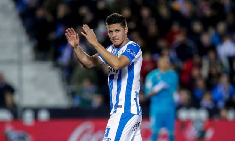 Guido Carrillo en su primer año en Butarque