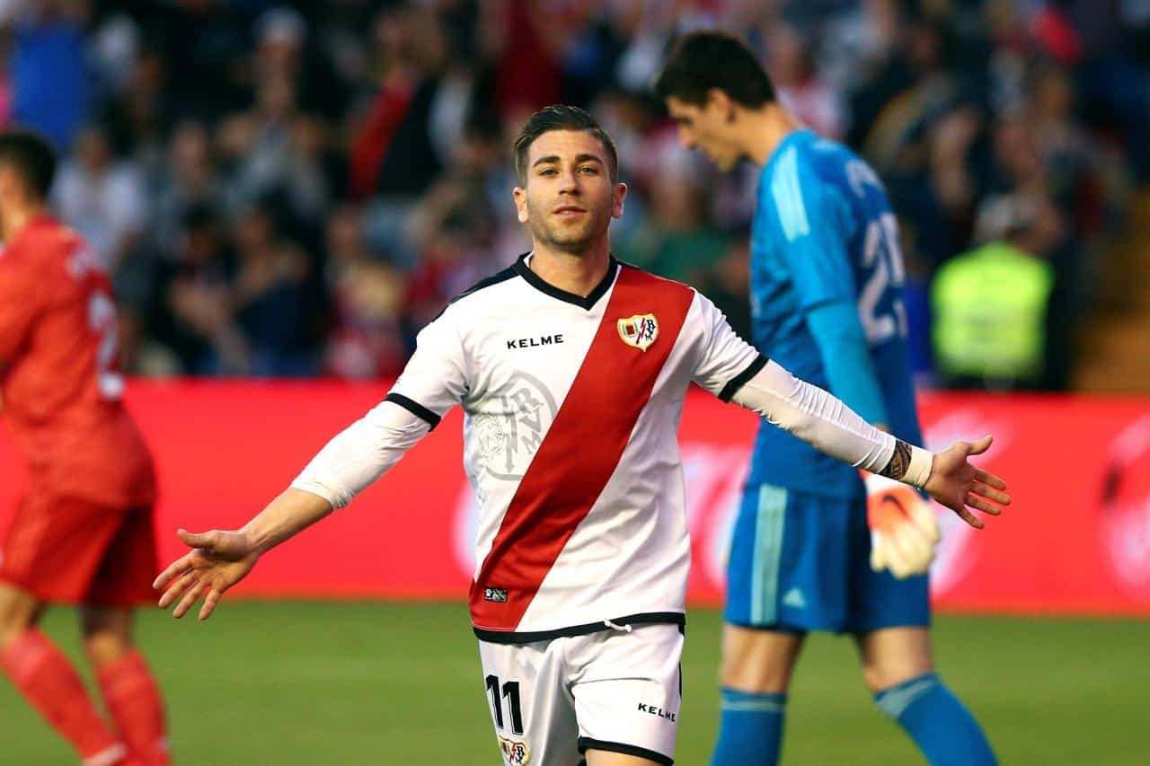 Adrián Embarba en un partido contra el Real Madrid