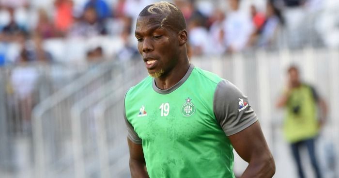 Florentin Pogba en un etapa en el Saint-Étienne de la Ligue 1