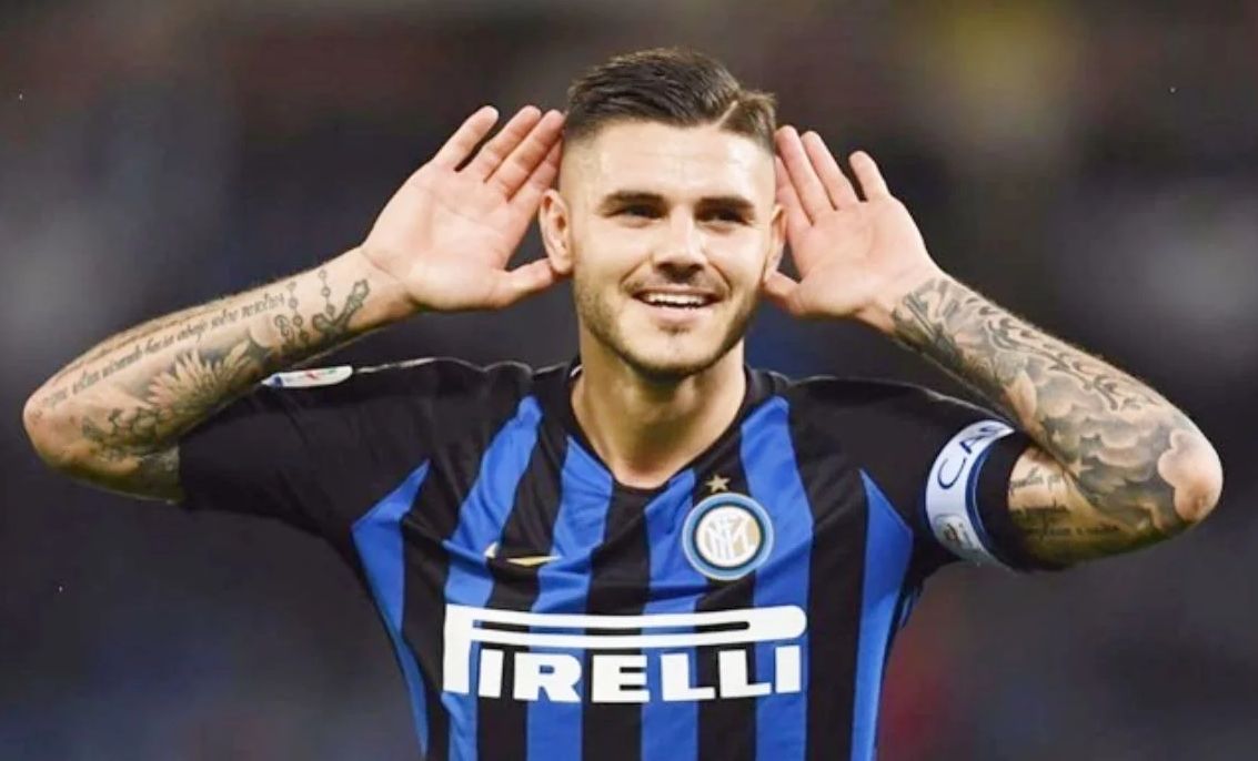 Mauro Icardi en su etapa en el Inter