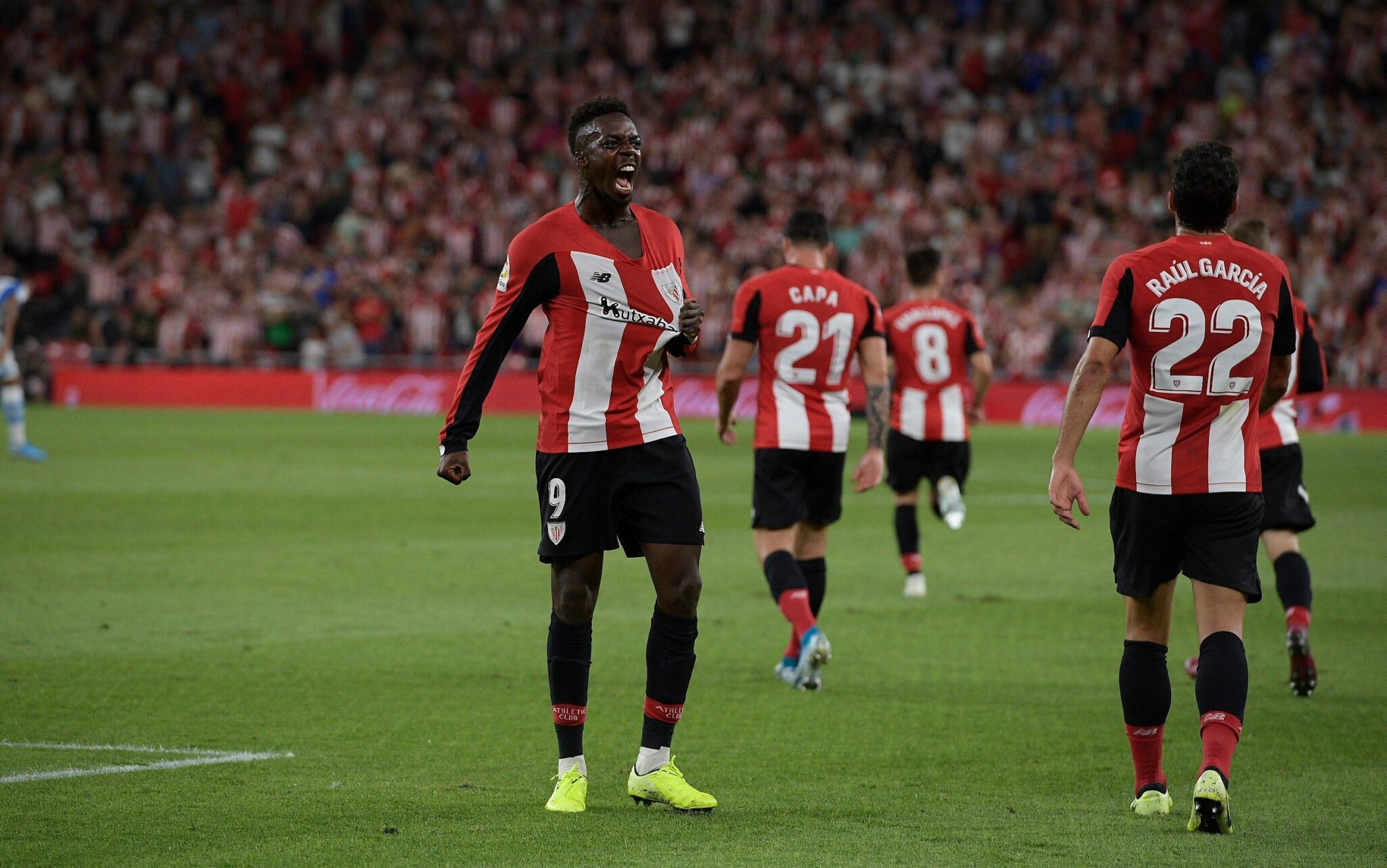 Williams celebra el 1-0 en el derbi