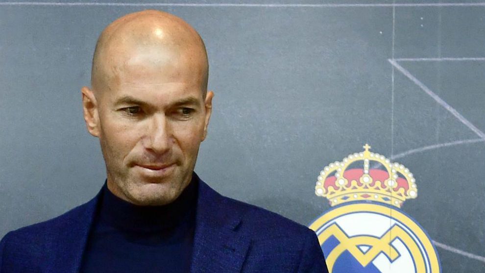 Zidane. Entrenador del Real Madrid
