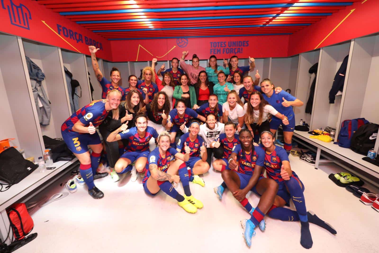 Foto Twitter del F.C.Barcelona Femení (@FCBfemeni)