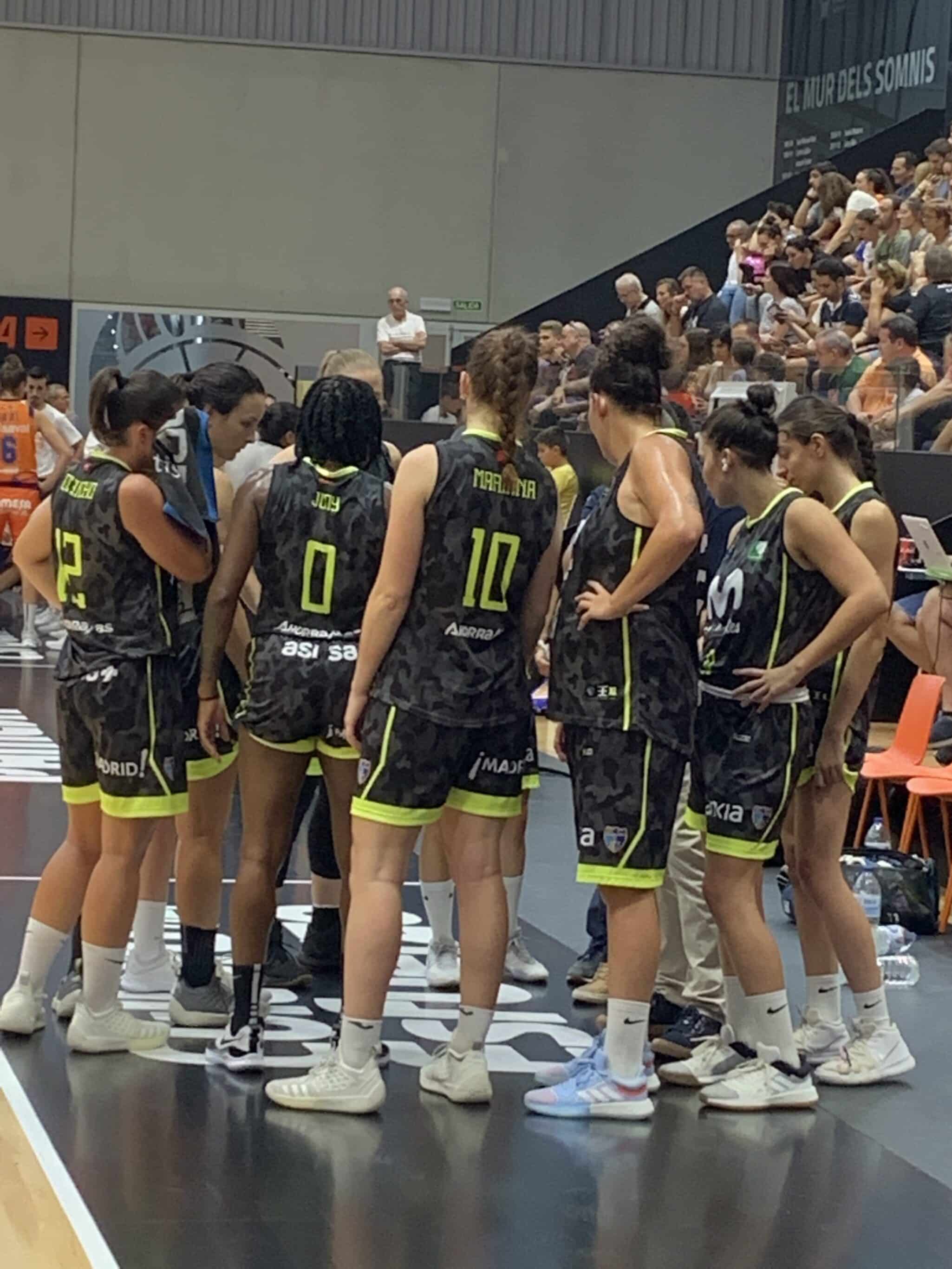Momento de TM en el encuentro entre Valencia Basket y Movistar Estudiantes 
Fuente imagen: @Rafacer75