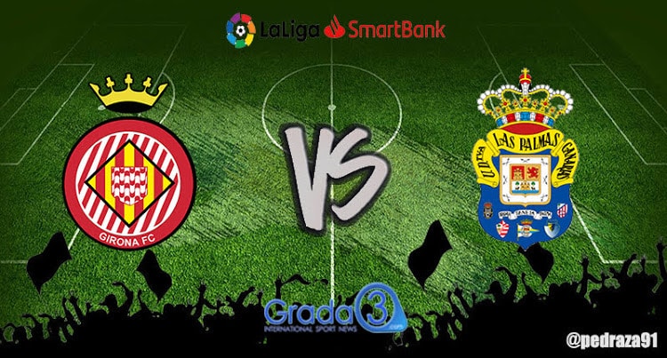 Girona vs Las Palmas. Fuente: Grada3