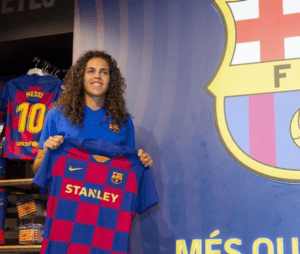 Andrea Falcón. | Foto: @FCBFemeni