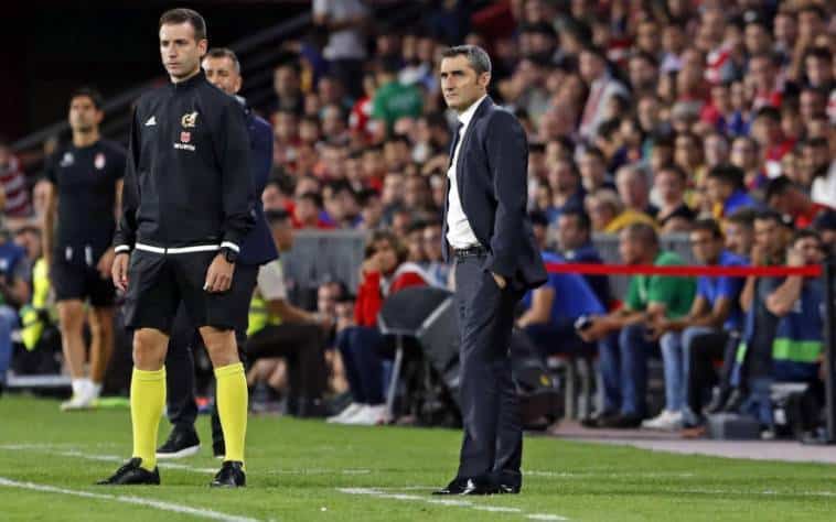 Ernesto Valverde en el Granada vs Barcelona.
Foto: Miguel Ruiz