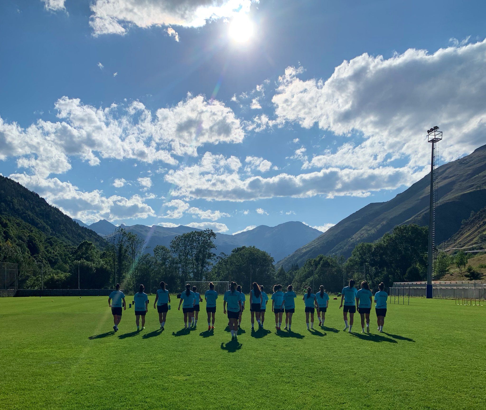 El RCD Espanyol durante su preparación veraniega - Foto: RCD Espanyol