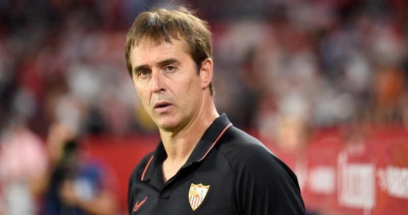 Lopetegui durante el encuentro el pasado domingo | Imagen: Sevilla FC