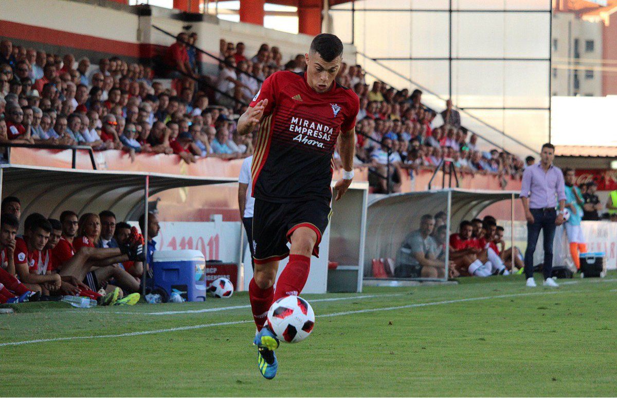 Yanis Rahmani en el Mirandés