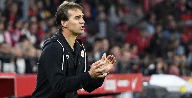 Lopetegui durante el encuentro frente al Levante