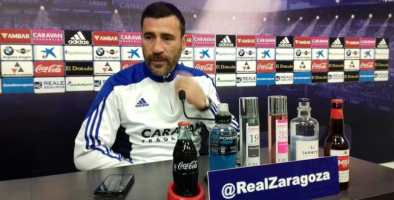 Raúl Agné durante su última etapa como entrenador | Imagen: Real Zaragoza