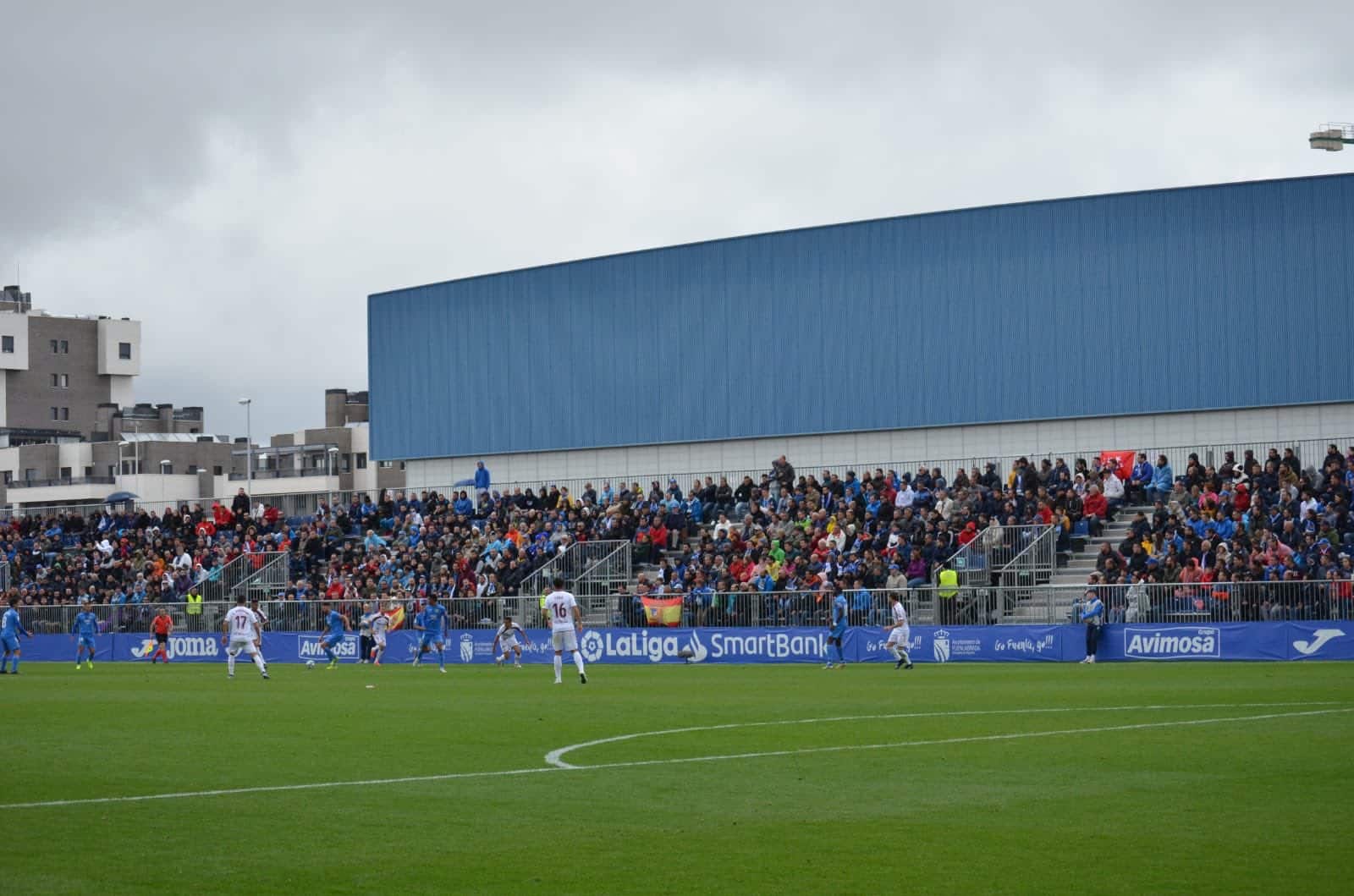 4.973 espectadores llenaron las gradas del Fernando Torres. Fuente: CF Fuenlabrada.