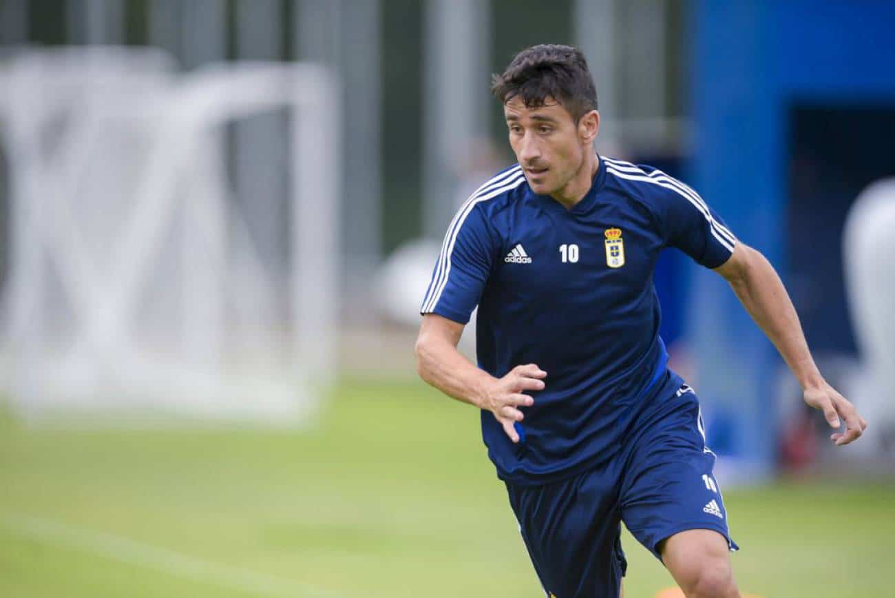 Saúl Berjón en un entrenamiento