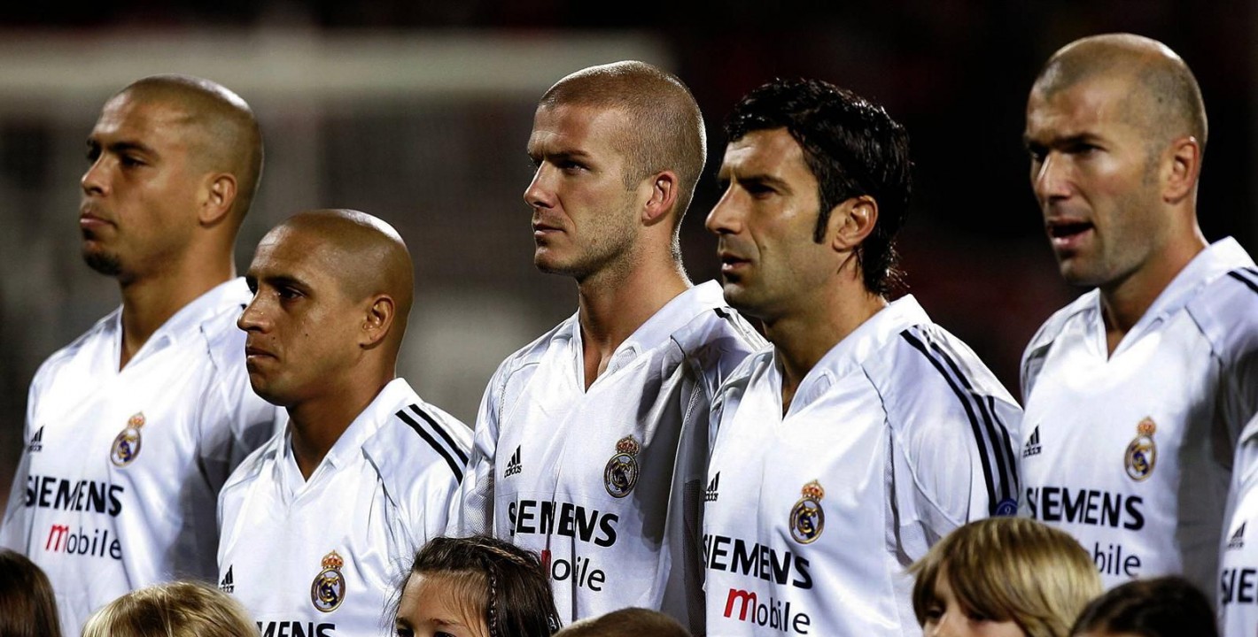 Los galácticos fueron el núcleo del Real Madrid entre el 2000 y el 2005