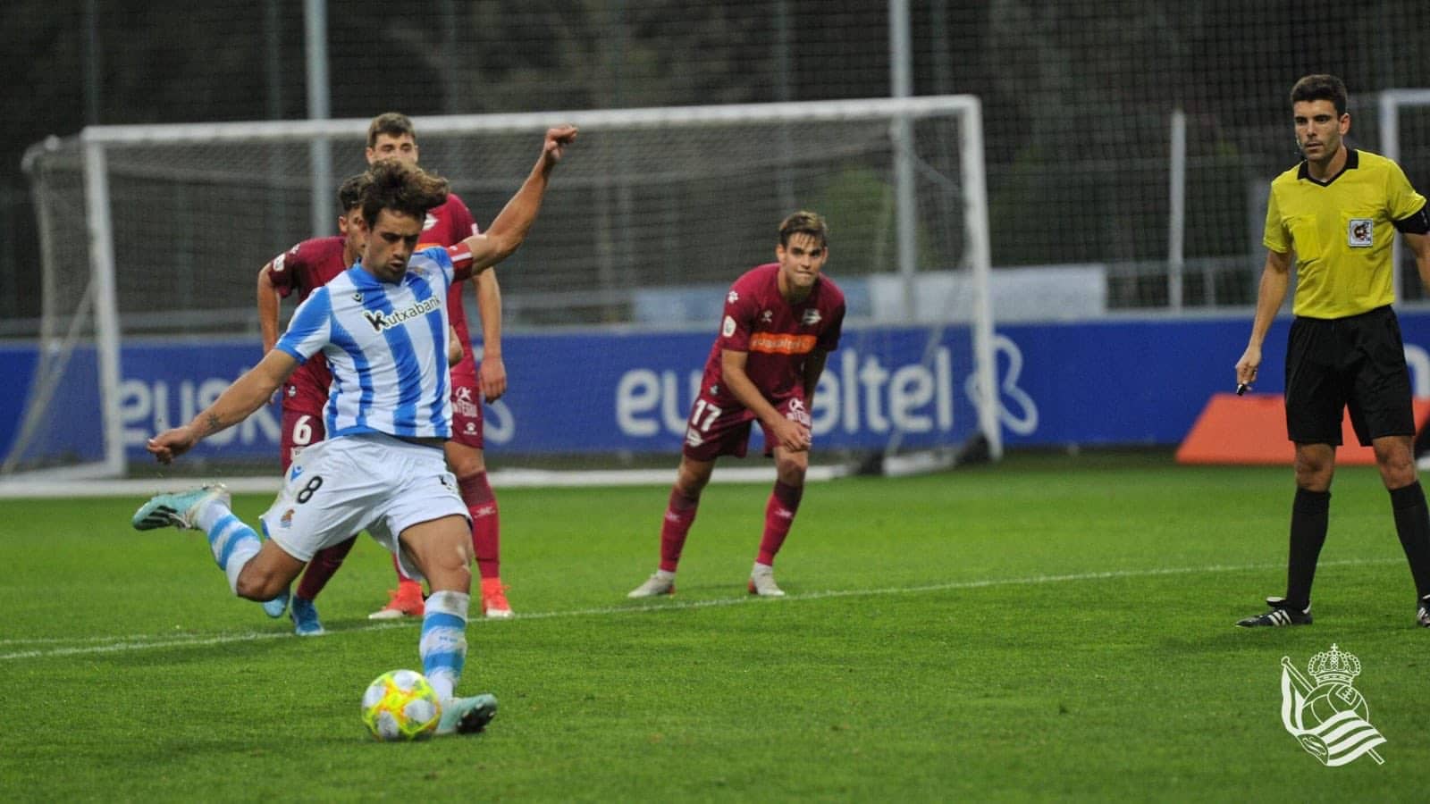 Gorostidi cerró el partido con el 2-0 desde el punto de penalti